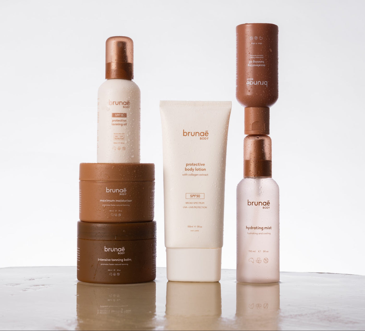 The Brunae tanning range